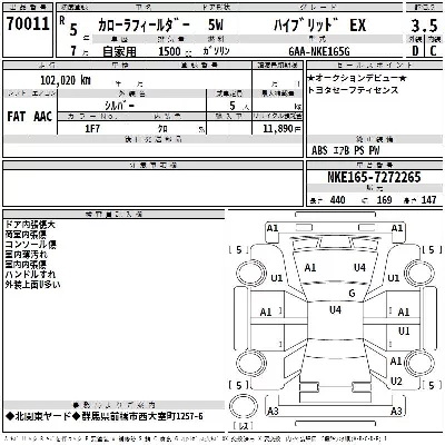 Toyota Corolla Fielder