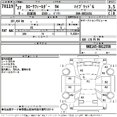 Toyota Corolla Fielder