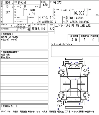 Daihatsu MIRA TOCOT