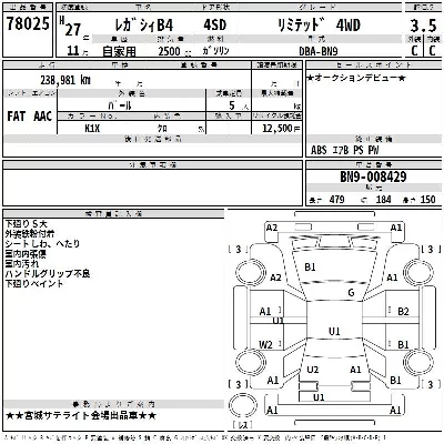 Subaru LEGACY B4