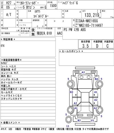 Toyota Corolla Fielder