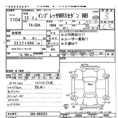 Subaru IMPREZA WRX