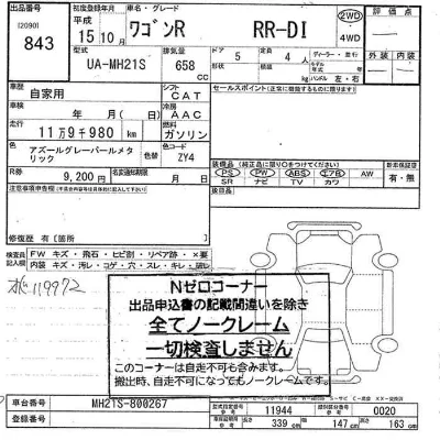 Suzuki WAGON R RR