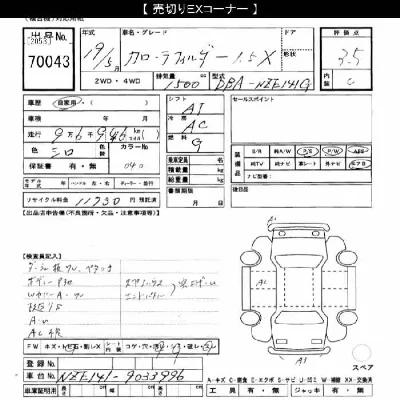 Toyota Corolla Fielder
