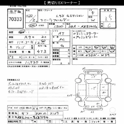 Toyota Corolla Fielder