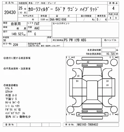 Toyota Corolla Fielder