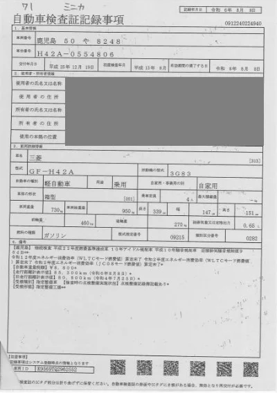 MITSUBISHI MINICA