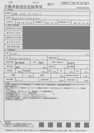 SUZUKI ALTO