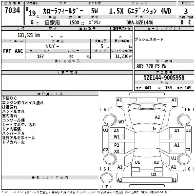 Toyota Corolla Fielder