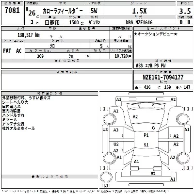 Toyota Corolla Fielder