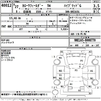 Toyota Corolla Fielder