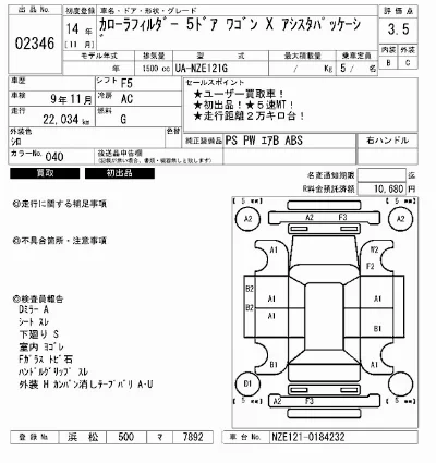 Toyota Corolla Fielder