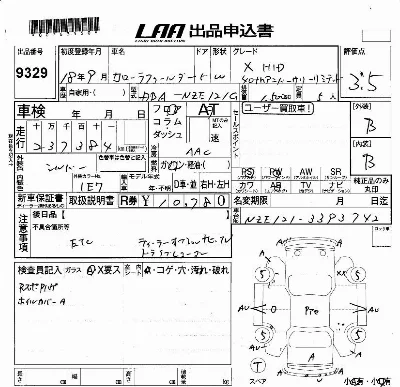 Toyota Corolla Fielder