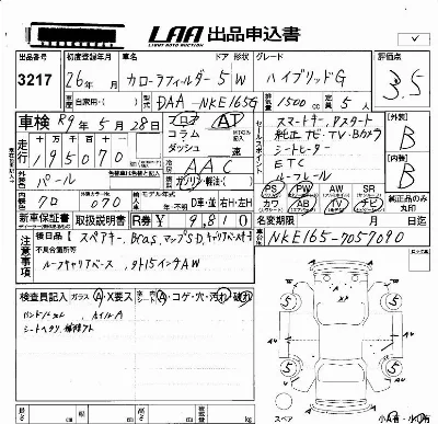 Toyota Corolla Fielder