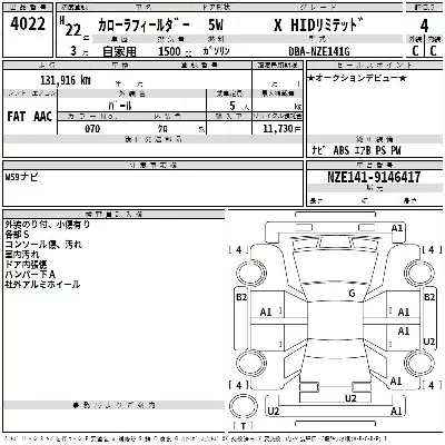 Toyota Corolla Fielder