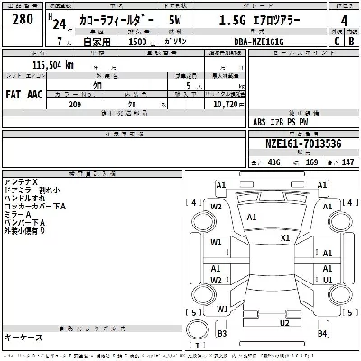 Toyota Corolla Fielder