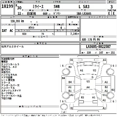 Daihatsu MIRA E S