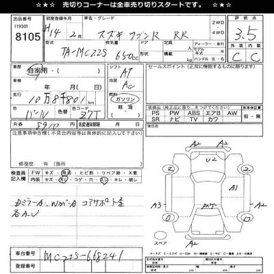 Suzuki WAGON R RR