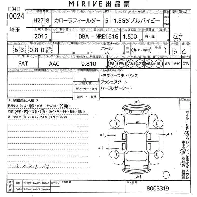 Toyota Corolla Fielder