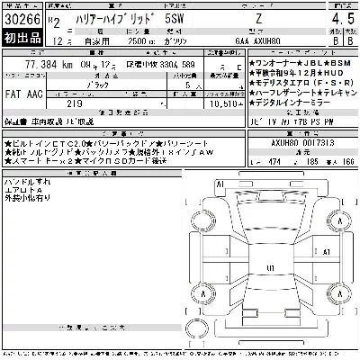 Toyota HARRIER HYBRID