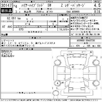 Toyota HARRIER HYBRID