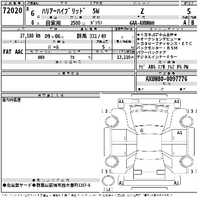Toyota HARRIER HYBRID