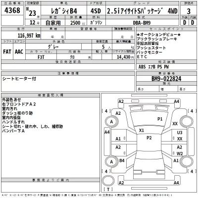 Subaru LEGACY B4