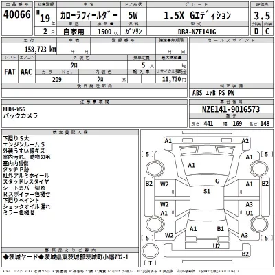 Toyota Corolla Fielder