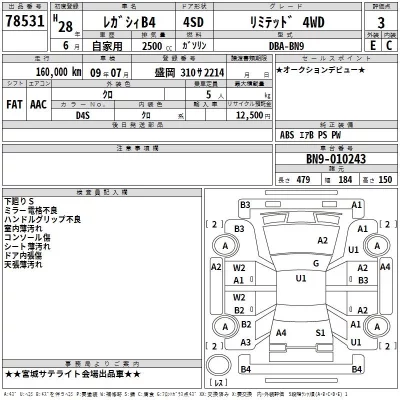Subaru LEGACY B4