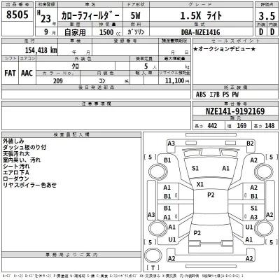 Toyota Corolla Fielder