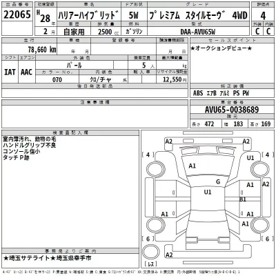 Toyota HARRIER HYBRID