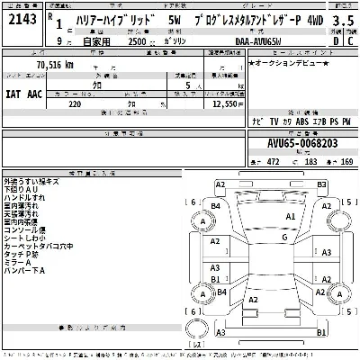 Toyota HARRIER HYBRID