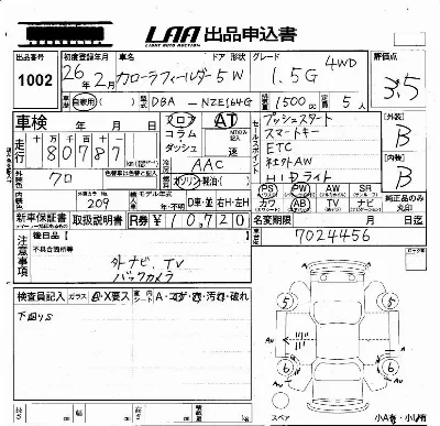 Toyota Corolla Fielder