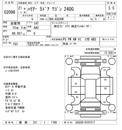 TOYOTA HARRIER