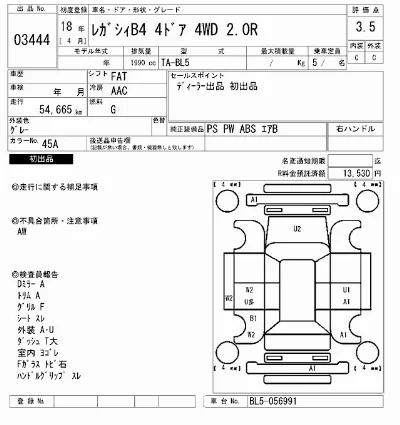Subaru LEGACY B4