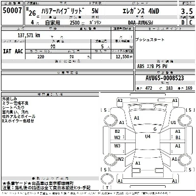 Toyota HARRIER HYBRID