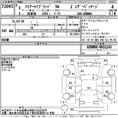 Toyota HARRIER HYBRID