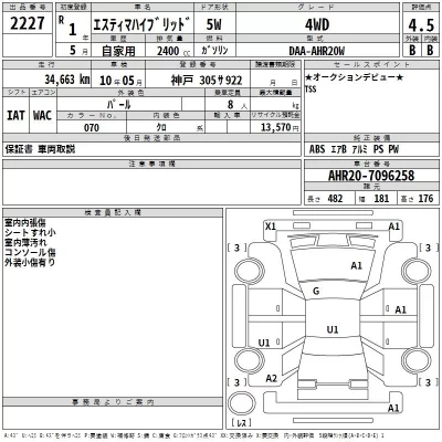 Toyota Estima Hybrid