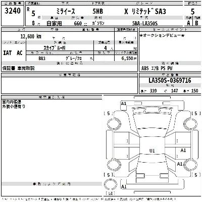 Daihatsu MIRA E S