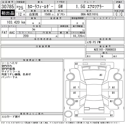 Toyota Corolla Fielder