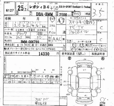 Subaru LEGACY B4