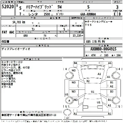 Toyota HARRIER HYBRID