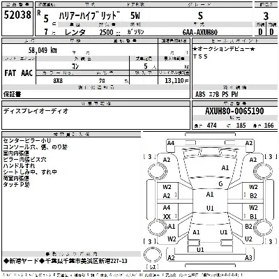 Toyota HARRIER HYBRID