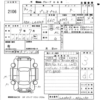 Subaru PLEO PLUS