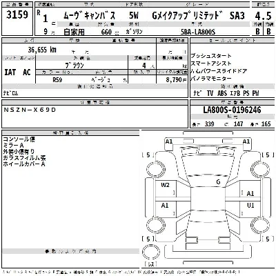 Daihatsu MOVE CANBUS