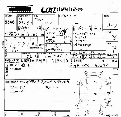 Suzuki ALTO LAPIN