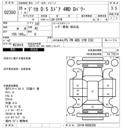 Mitsubishi DELICA D5
