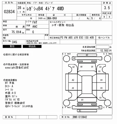 Subaru LEGACY B4