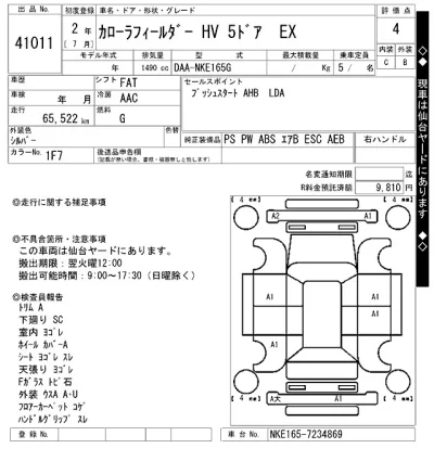 Toyota Corolla Fielder
