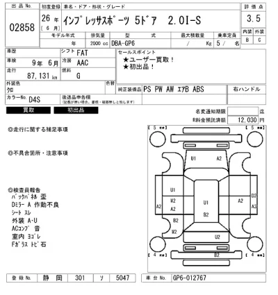 Subaru IMPREZA